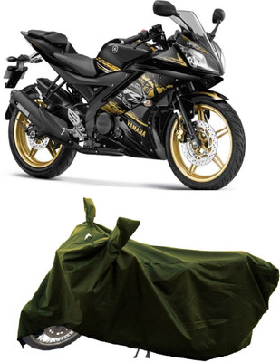 GROFATIK Two Wheeler Cover for Yamaha(YZF-R15 V2 BS6, Green)