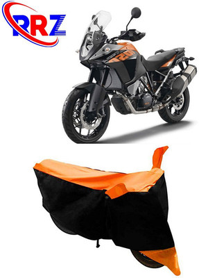 RRZ Waterproof Two Wheeler Cover for KTM(1050 Adventure, Black, Orange)