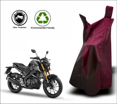 MMSSTAR Waterproof Two Wheeler Cover for Yamaha(MT 15, Maroon)