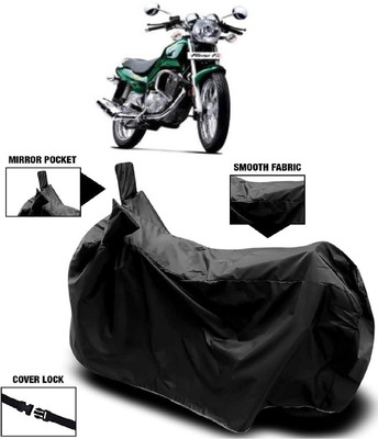 MMSSTAR Waterproof Two Wheeler Cover for TVS(Fiero FX, Black)