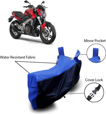 SEBONGO Waterproof Two Wheeler Cover for Bajaj(Pulsar, Blue)