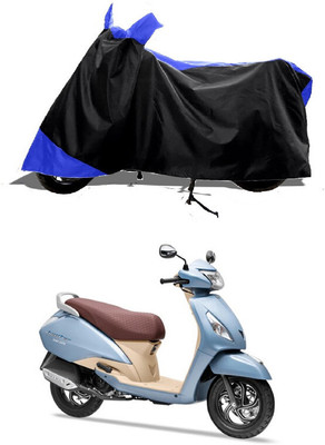 GROFATIK Two Wheeler Cover for TVS(Jupiter Grande, Blue)