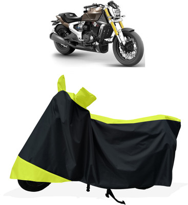 Tricway Two Wheeler Cover for TVS(Zeppelin BS6, Yellow)