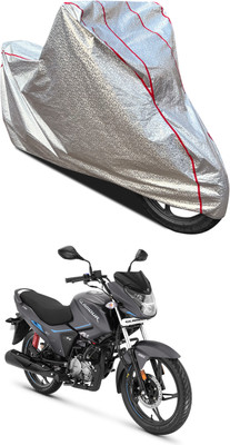 GOSHIV-car and bike accessories Waterproof Two Wheeler Cover for Hero(Glamour i3s BS6, Silver)