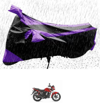 RONISH Waterproof Two Wheeler Cover for Suzuki(Sling Shot Plus, Purple, Black)