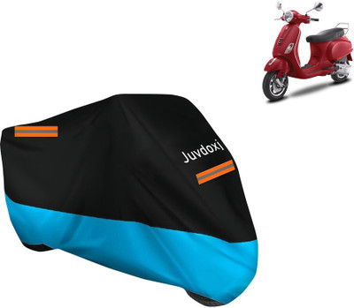 Juvdoxj Waterproof Two Wheeler Cover for Vespa(Vespa VXL, Blue)