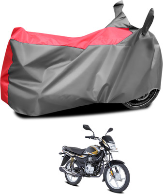 CODOKI Waterproof Two Wheeler Cover for Bajaj(Platina, Grey, Red)