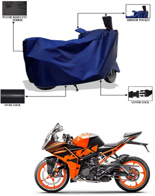 CODOKI Waterproof Two Wheeler Cover for KTM(RC 200 BS6, Blue)