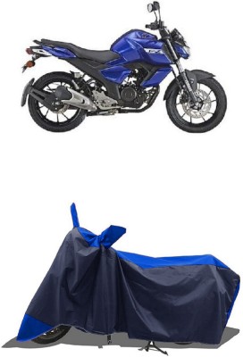 SUGASHRI Waterproof Two Wheeler Cover for Yamaha(FZ-Fi Version 3.0, Blue, Blue)