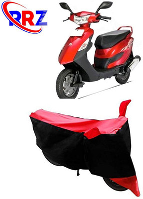 AutoGalaxy Waterproof Two Wheeler Cover for Bajaj(Kristal, Black, Red)