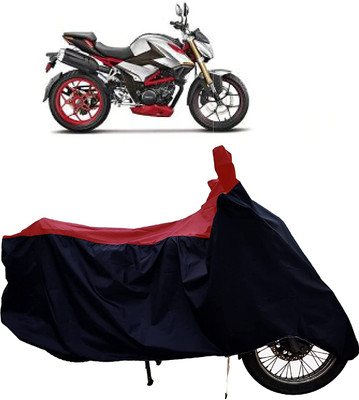KEDIT Two Wheeler Cover for Hero(XF3R BS6, Red, Black)