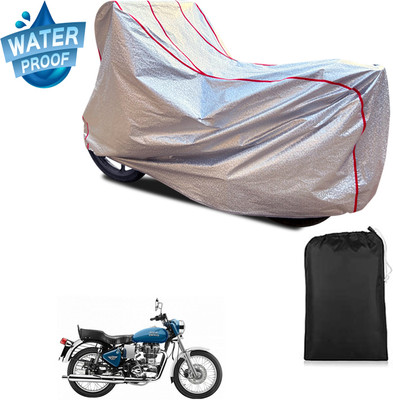 PAGORA Waterproof Two Wheeler Cover for Royal Enfield(Electra, Silver)