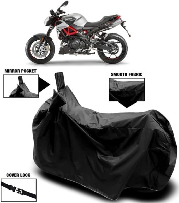 MMSSTAR Waterproof Two Wheeler Cover for Aprilia(Shiver 900, Black)