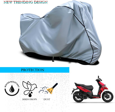ANTHUB Waterproof Two Wheeler Cover for Aprilia(SR 160, Silver)