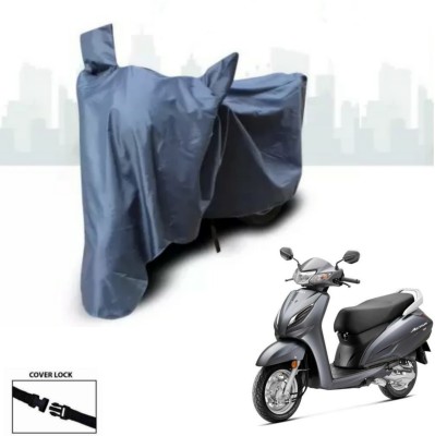 Mdstar Waterproof Two Wheeler Cover for Honda(Activa 125, Grey)