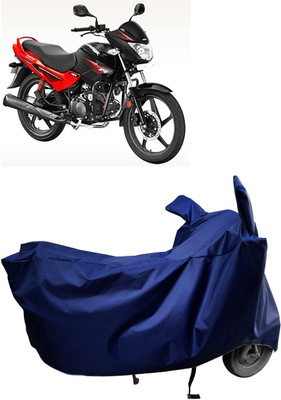 Amexride Two Wheeler Cover for Hero(Glamour Programmed FI BS6, Blue)