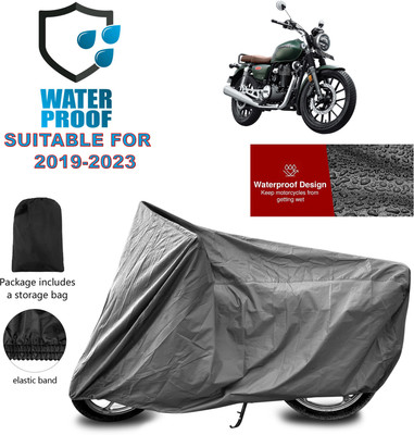 PAGORA Waterproof Two Wheeler Cover for Honda(Hness CB350, Grey)