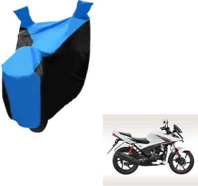 MWBB Waterproof Two Wheeler Cover for Hero(Ignitor, Black, Blue)