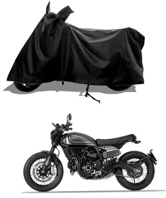 GROFATIK Two Wheeler Cover for Ducati(Scrambler Icon, Black)