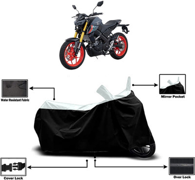 Amexride Two Wheeler Cover for Yamaha(MT 15, White)