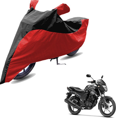 RiderShine Two Wheeler Cover for Yamaha(SZ-RR, Red, Black)