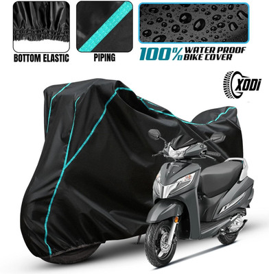 xodi Waterproof Two Wheeler Cover for Honda(Activa 3G, Black, Blue, Multicolor)