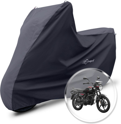 Neodrift Two Wheeler Cover for Bajaj(CT 125X, Grey, Black)