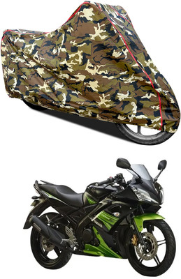 GOSHIV-car and bike accessories Waterproof Two Wheeler Cover for Yamaha(YZF R15S, Yellow)