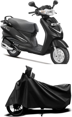 amtec Waterproof Two Wheeler Cover for Hero(Duet, Black)