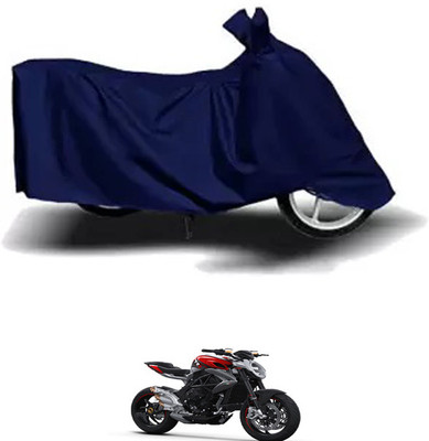 RONISH Waterproof Two Wheeler Cover for MV Agusta(Brutale, Blue)