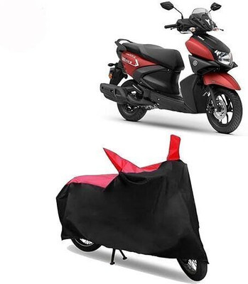 COTSHER Waterproof Two Wheeler Cover for Yamaha(RayZR 125 BS6, Black, Red)