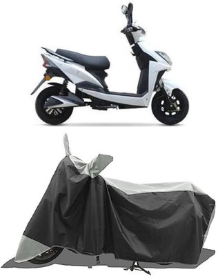 GROFATIK Two Wheeler Cover for Techo Electra(Electra 4S, Grey)