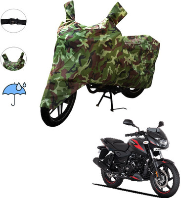 Aamaya Store Waterproof Two Wheeler Cover for Bajaj(Pulsar 180F BS6, Green)