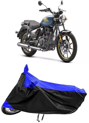 GROFATIK Two Wheeler Cover for Royal Enfield(Meteor 350, Orange)