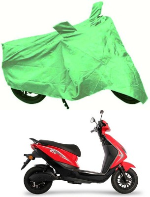 Genipap Two Wheeler Cover for Ampere(Reo Elite, Green)