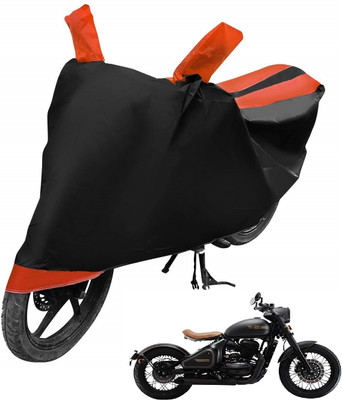 MOCKHE Two Wheeler Cover for JAWA(Perak, Orange)