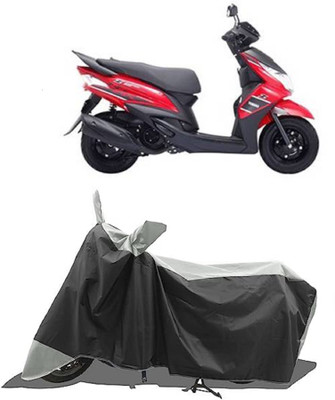 GROFATIK Two Wheeler Cover for Yamaha(Ray Z, Grey)