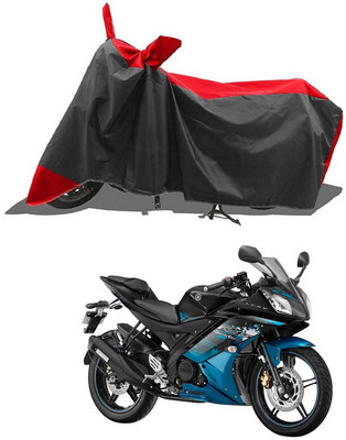 PAGORA Waterproof Two Wheeler Cover for Yamaha(YZF R15 Ver 2.0, Red, Black)