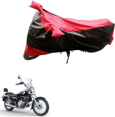 Mdstar Waterproof Two Wheeler Cover for Bajaj(Avenger 220 Cruise, Black, Red)