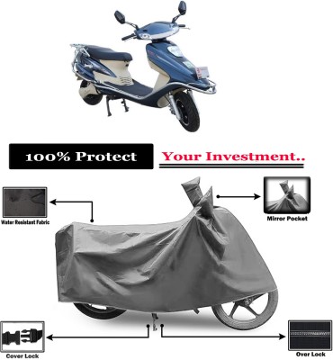 Amexride Two Wheeler Cover for Tunwal(Sport 63 60V, Grey)