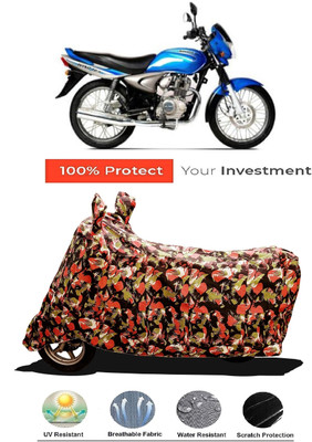 Amexride Two Wheeler Cover for Bajaj(Wind 125, Multicolor)