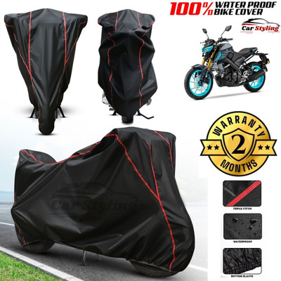 Car Styling Waterproof Two Wheeler Cover for Yamaha(MT 15, Black)