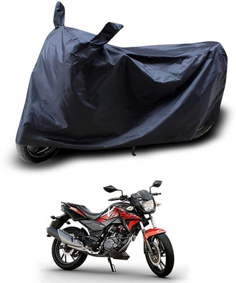 KEDIT Two Wheeler Cover for Hero(CBZ TYPE 1, Black)