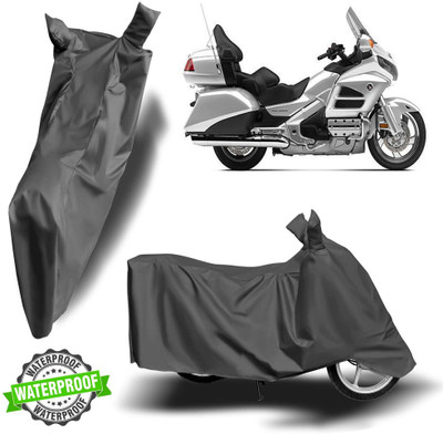 NG Auto Front Waterproof Two Wheeler Cover for Honda(Gold Wing, Grey)