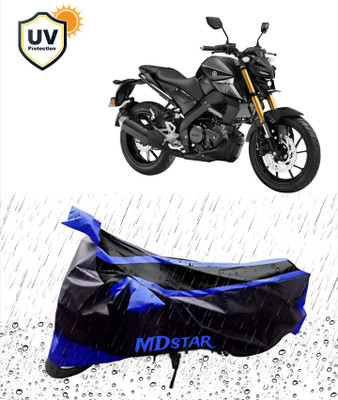 Mdstar Waterproof Two Wheeler Cover for Yamaha(MT 15, Blue)