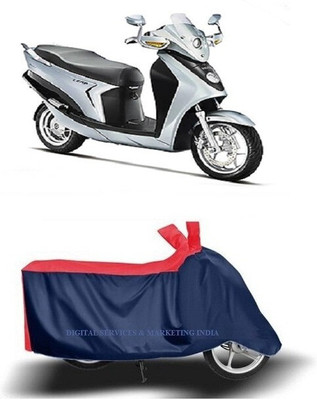 DeepShakshi AUTOMOTIVE Waterproof Two Wheeler Cover for Hero(Leap Hybrid SES, Blue)