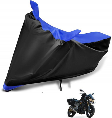MOCKHE Two Wheeler Cover for Mahindra(Mojo, Blue)