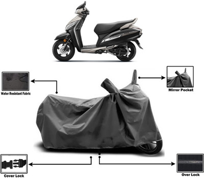 Amexride Two Wheeler Cover for Honda(Activa 125, Grey)