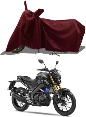 RAQTRO Two Wheeler Cover for Yamaha(MT 15 New, Maroon)
