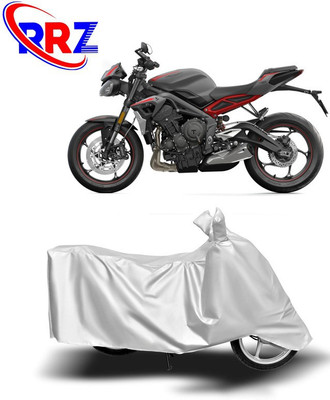 RRZ Waterproof Two Wheeler Cover for Triumph(Street Triple RS, White)